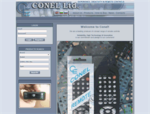 Tablet Screenshot of conel-bg.com